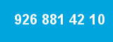 926 881 42 10